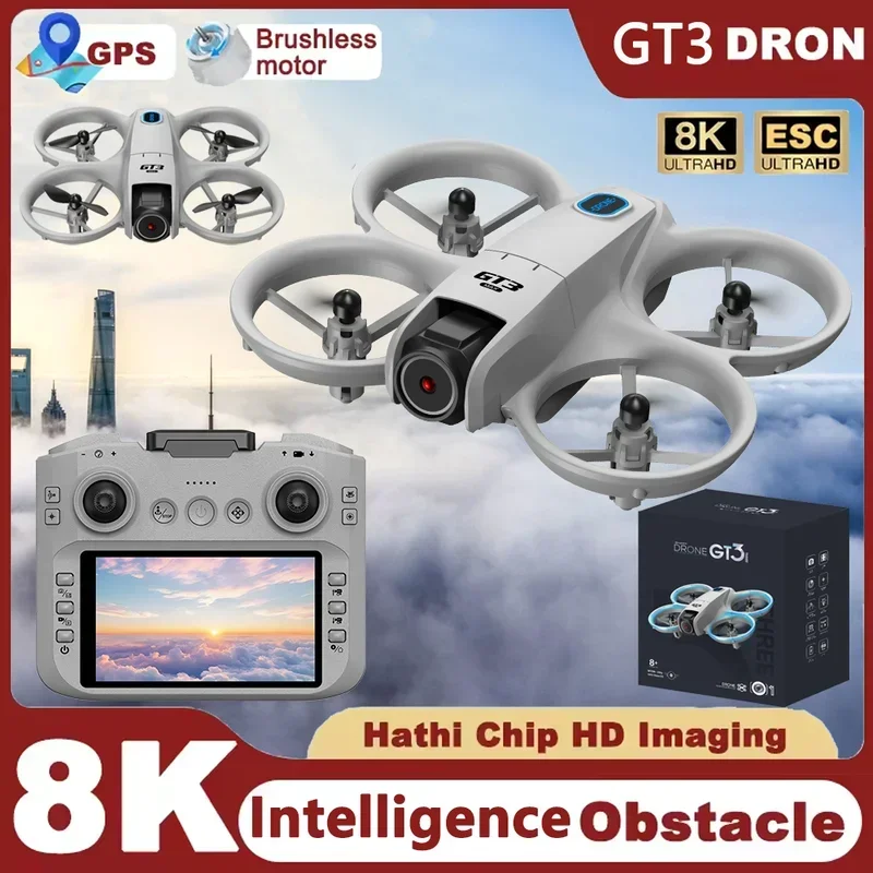 Drone Gimbal Mount - โดรน GT3 Mini รุ่นใหม่ พร้อมกล้อง 8K