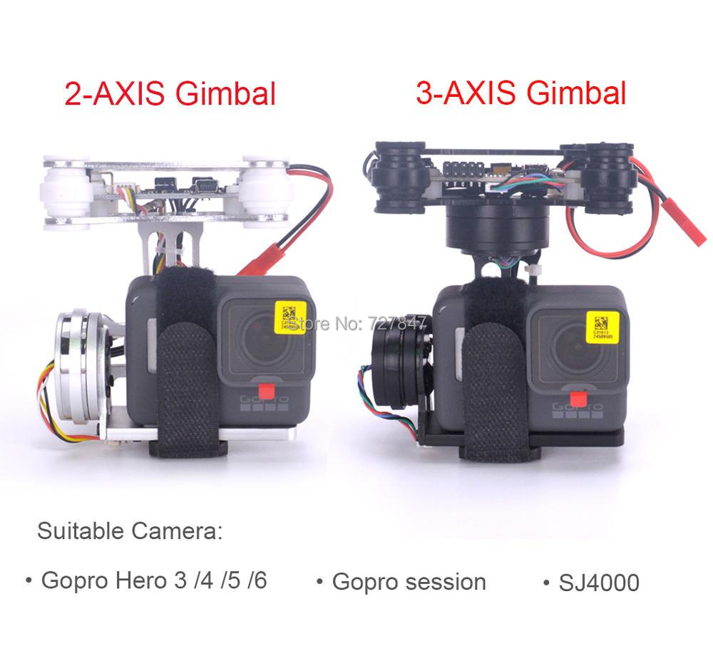 Drone Gimbal For Gopro Hero - RTF FPV 3 แกน/น้ำหนักเบา Gimbal แบบไม่มีแปรง