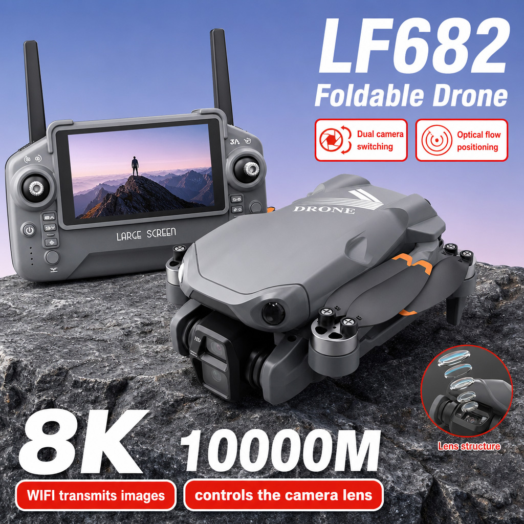 โดรนถ่ายภาพทางอากาศ LF682 8K H - Drone Gimbal Mount บทวิจารณ์และราคา
