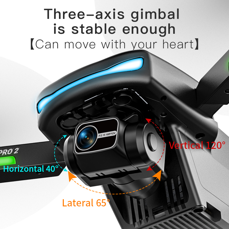 โดรน N800 PRO 2 GPS ระดับมืออา - Drone Gimbal 2 Axis บทวิจารณ์และราคา